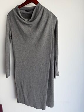 cos cowl neck long sleeve dress COS Cowl-Neck Long-Sleeved Maxi Dress in Black